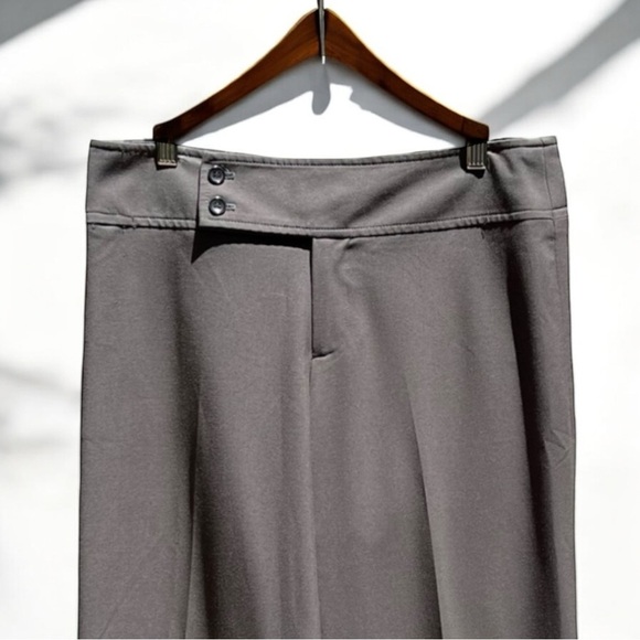 🌻CHAIKEN Straight Flare Leg Dress Trouser Pants Size 10 - Picture 2 of 6